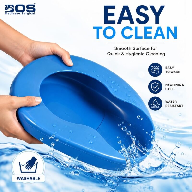 Easy to Clean Reusable Fracture Bed Pan