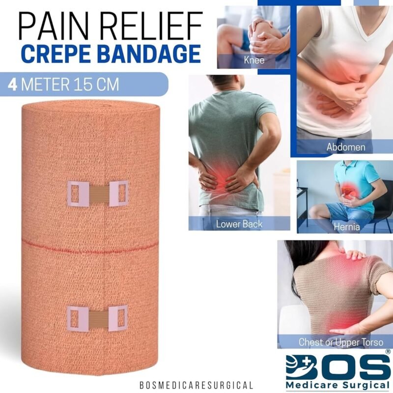 Sports Injury Cotton Crepe Bandage for Joint Support