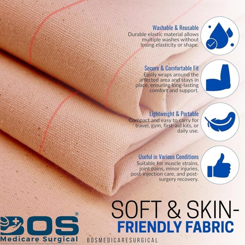 Soft Skin-Friendly Cotton Crepe Bandage