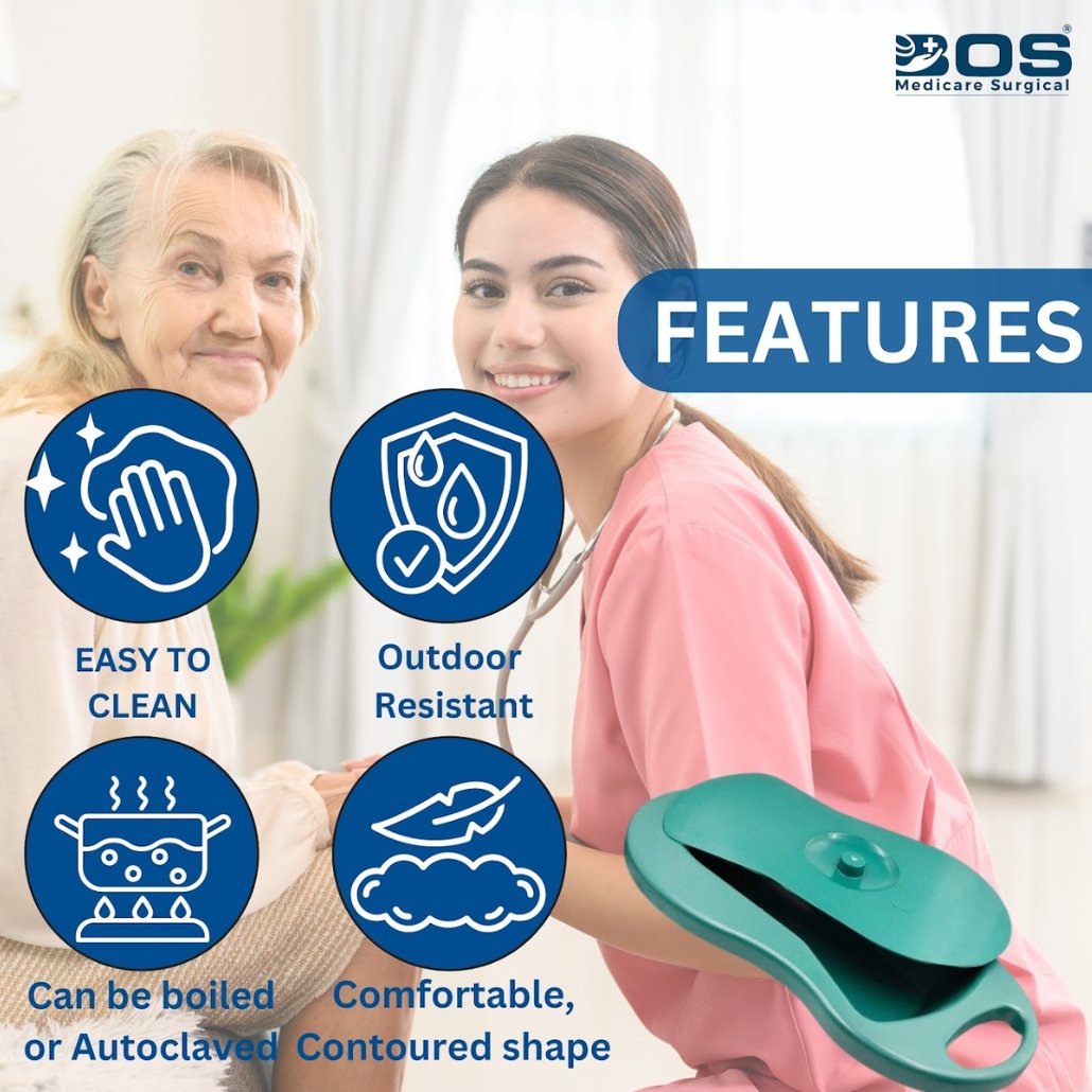 Male Bed Pan Features