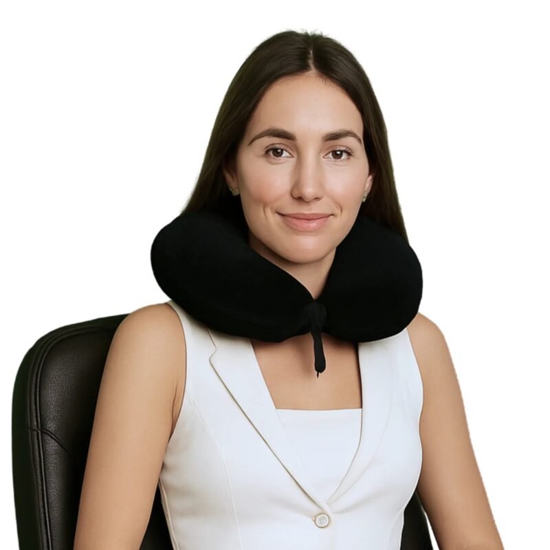 Memory Foam Travel Neck Pillow for Comfortable Neck Support