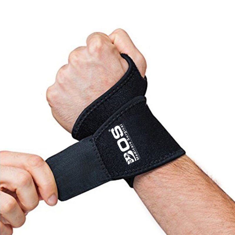 Wrist brace with thumb support