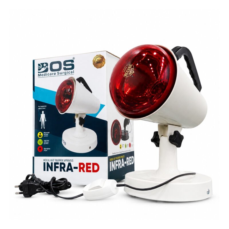 Infrared Heat Lamp with Red Bulb