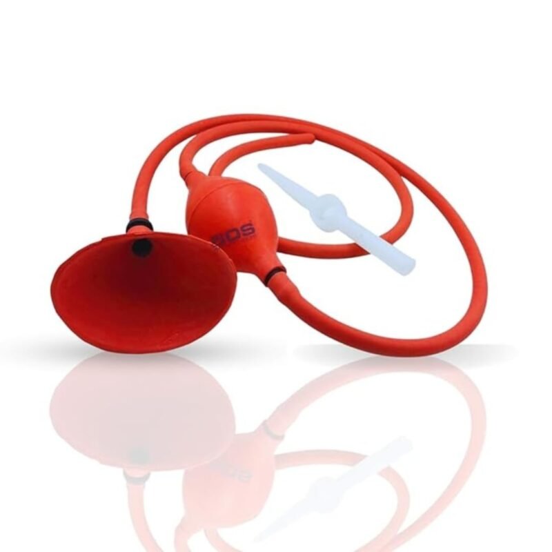 Red suction pump