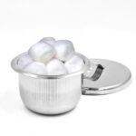 Bos Medicare Surgical Gallipot With cover stainless steel (60x40) mm Reusable Medical Tray