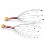 BOS MEDICARE Handheld Scratcher Massager | Manual Hair Scalp Stimulator for Relaxation & Circulation | Pack of 2 Pcs Massager (Multicolor) - Image 10