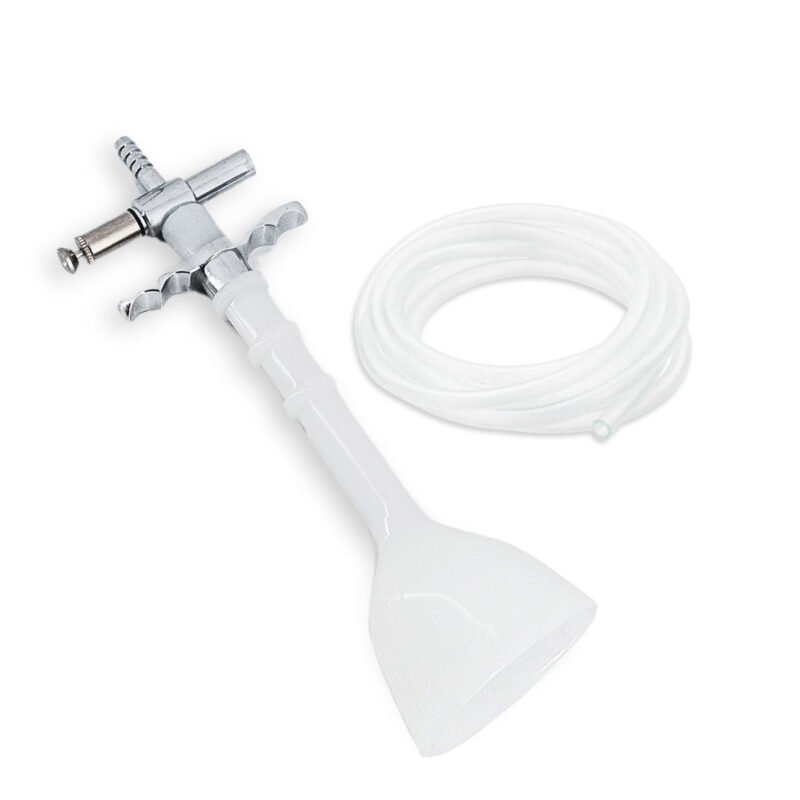 Silicone vacuum cup with suction tube
