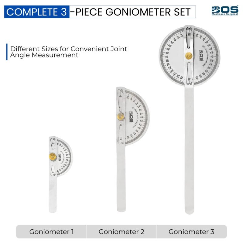 Stainless Steel Goniometer Set