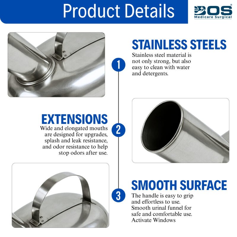 Stainless steel urinal pot product details