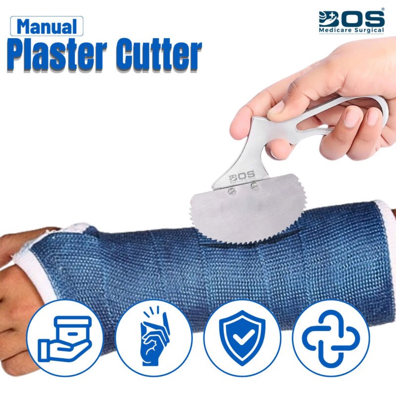 Orthopedic manual plaster cutter