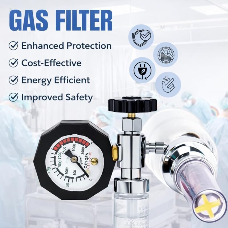 Oxygen Flow Meter Gas Filter