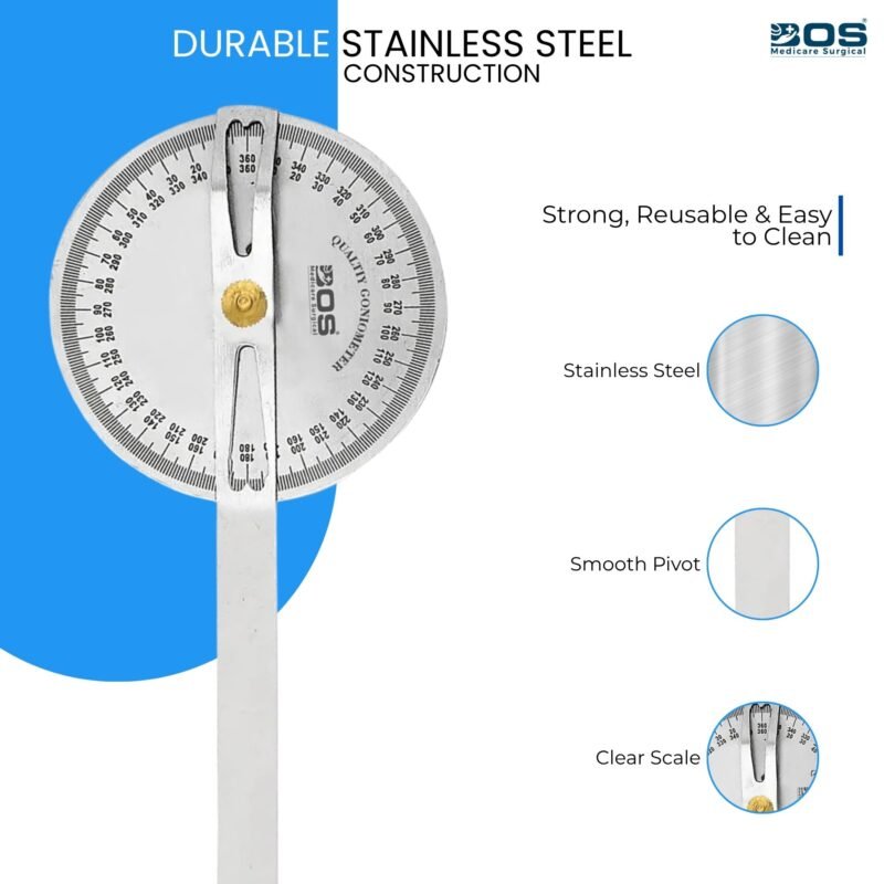 Stainless Steel Goniometer
