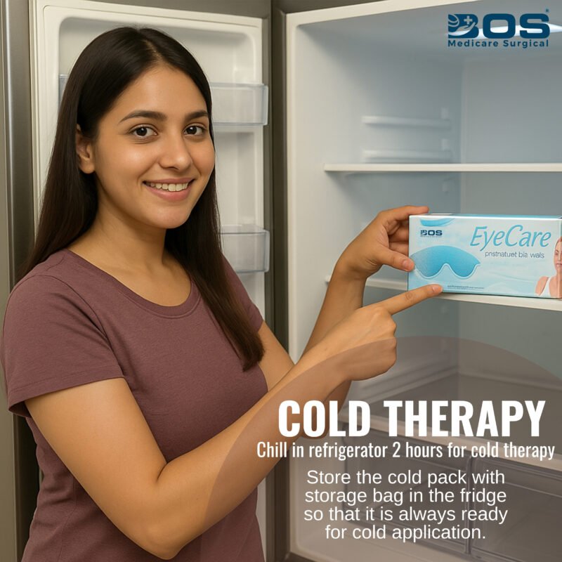 Cool gel eye mask cold therapy