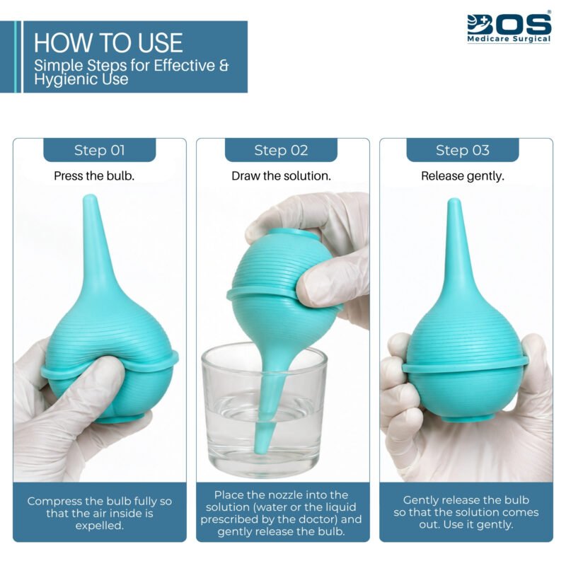 Silicone ulcer syringe soft flexible design