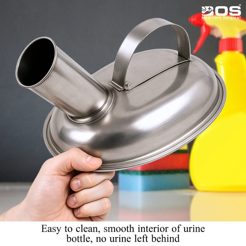 Easy clean stainless steel urinal pot