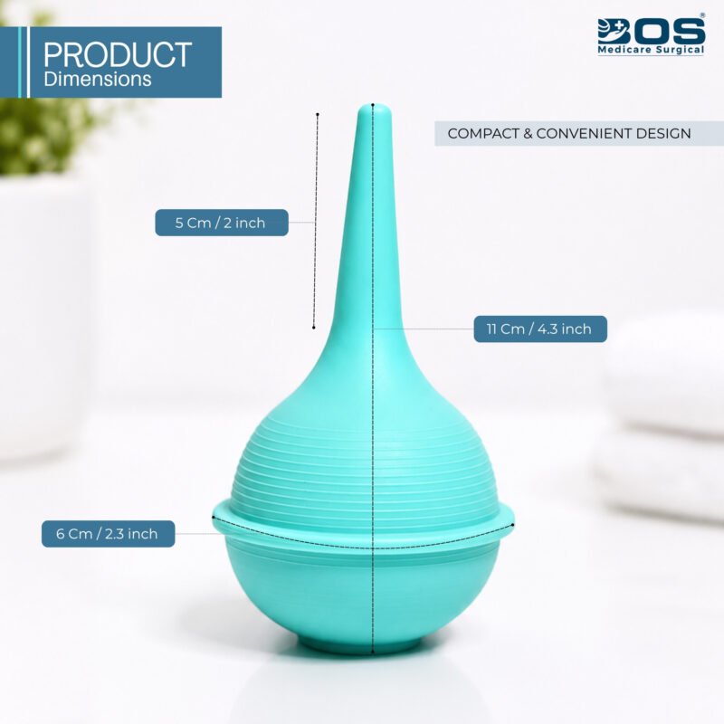 Silicone ulcer syringe product dimensions