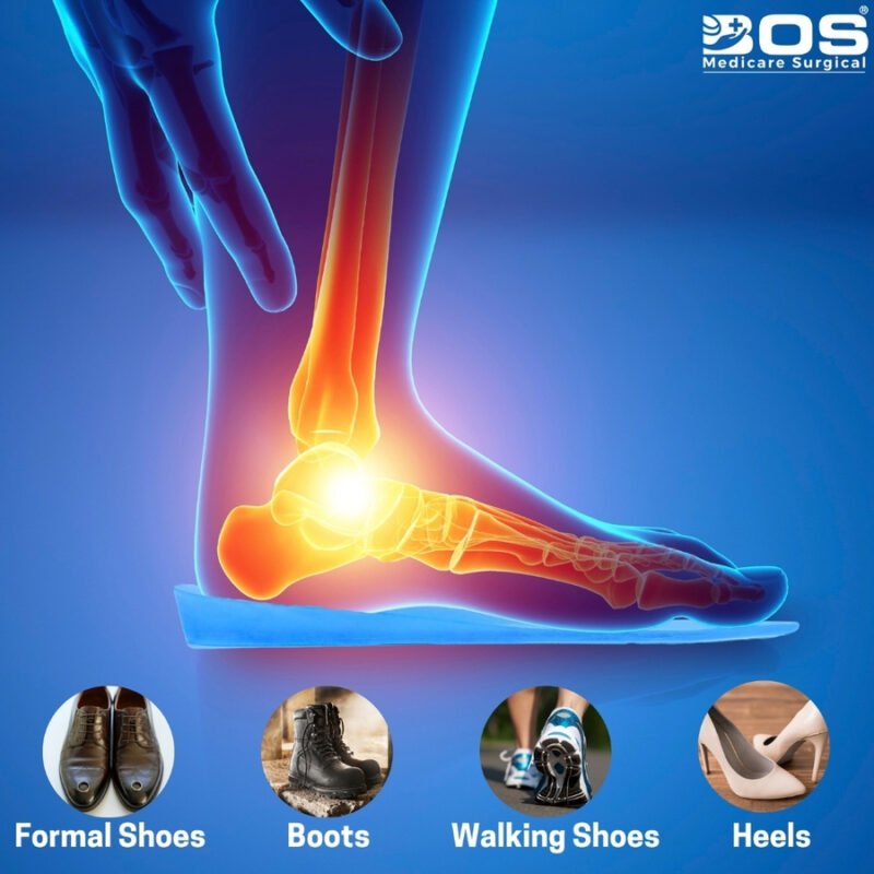 Silicone Cloud Foot Insole Heel Support