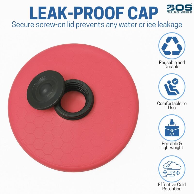 Rubber Cooling Ice Bag Leak Proof Cap