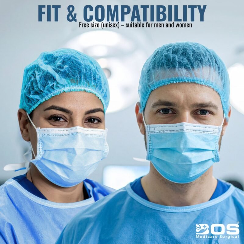 Disposable Surgical Cap Fit and Compatibility
