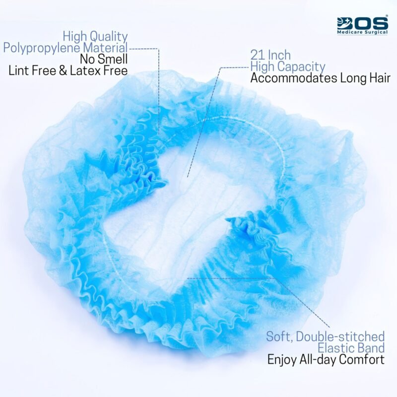 Disposable Non-Woven Bouffant Hair Cap