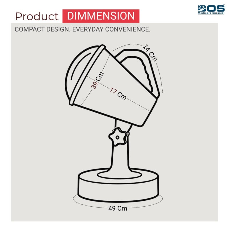 Infrared Heat Lamp Dimensions