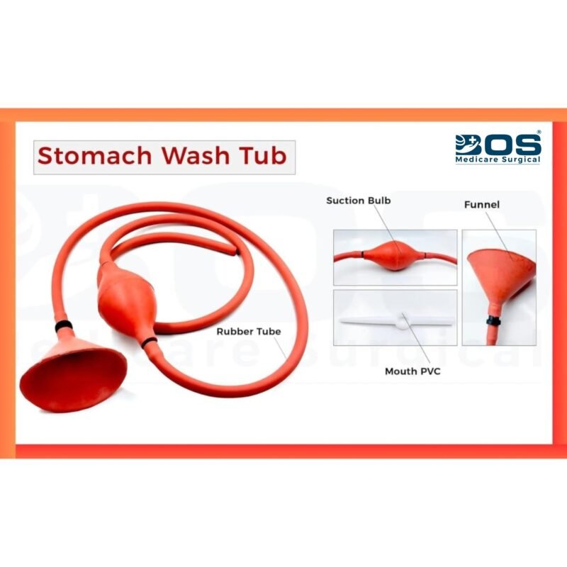 Stomach wash tube set