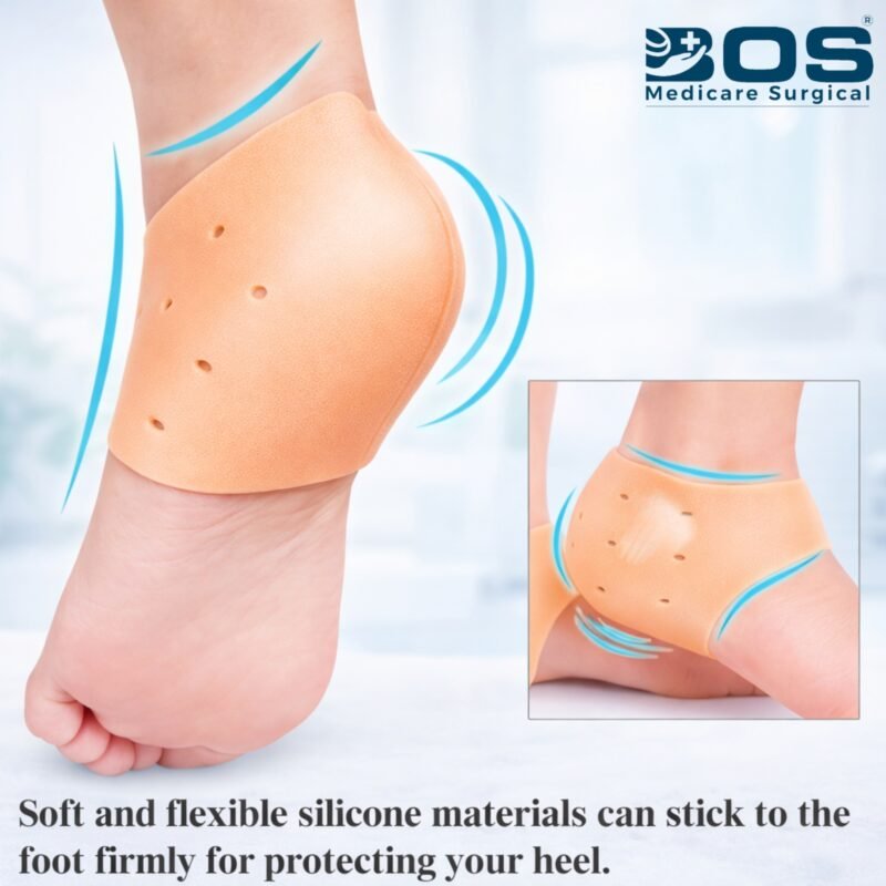 Silicone Gel Heel Protector Socks