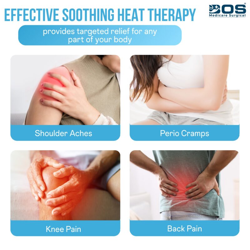 Electric heating pad for shoulder and back