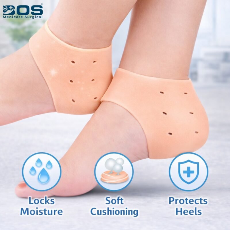 Silicone Gel Heel Socks for Cracked Heels