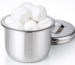 Stainless steel gallipot with cover