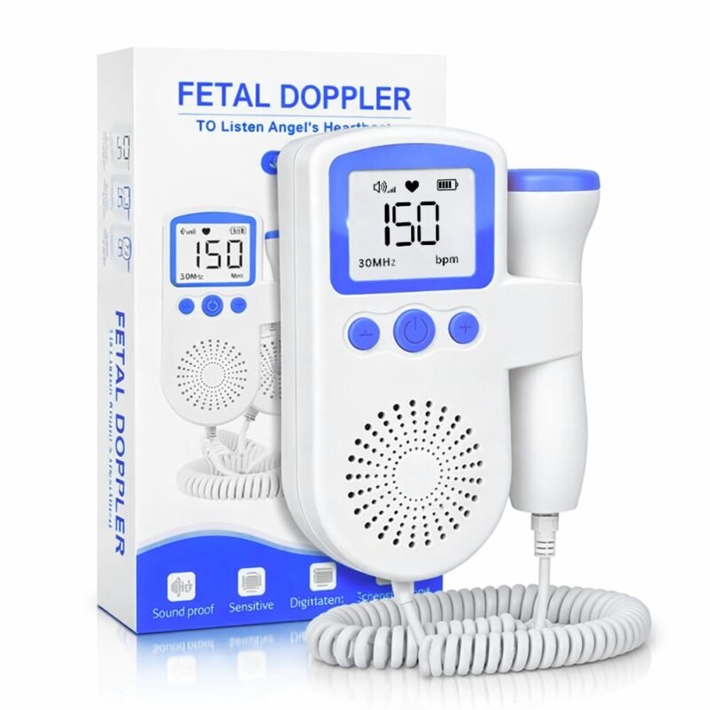 Fetal Doppler monitor with speaker