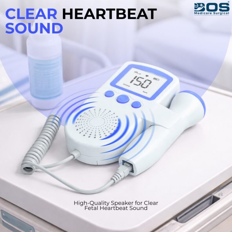 Fetal Doppler clear heartbeat sound