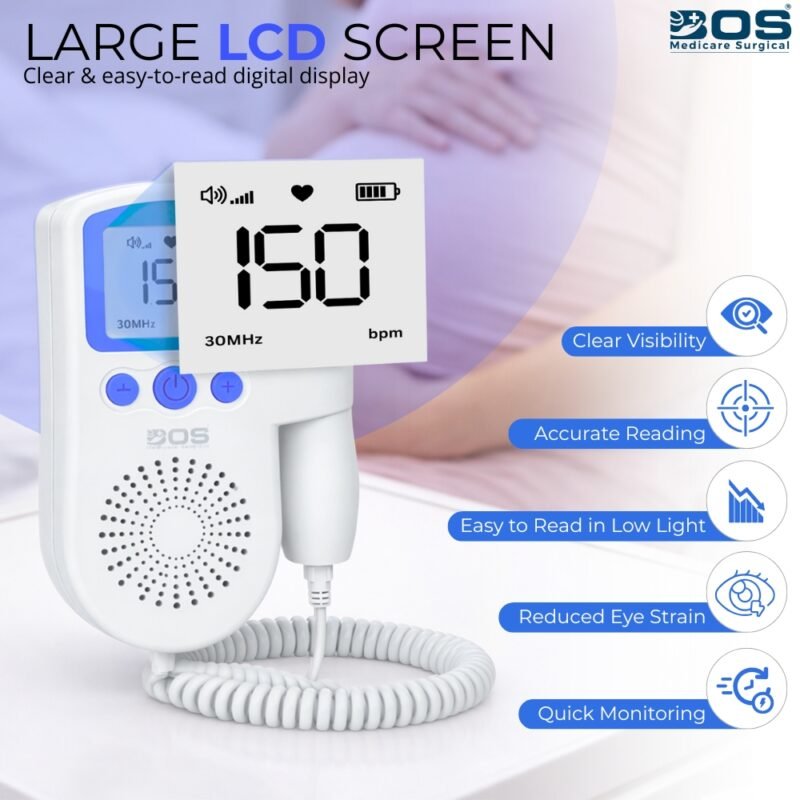 Fetal Doppler with LCD screen
