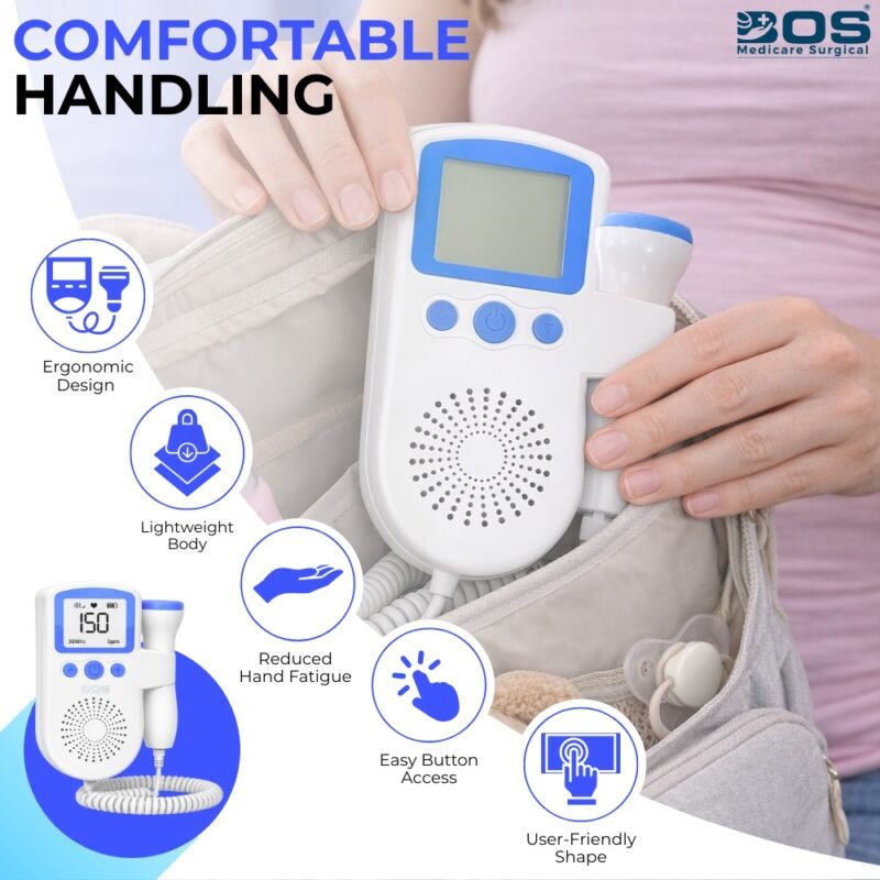 Fetal Doppler comfortable handling