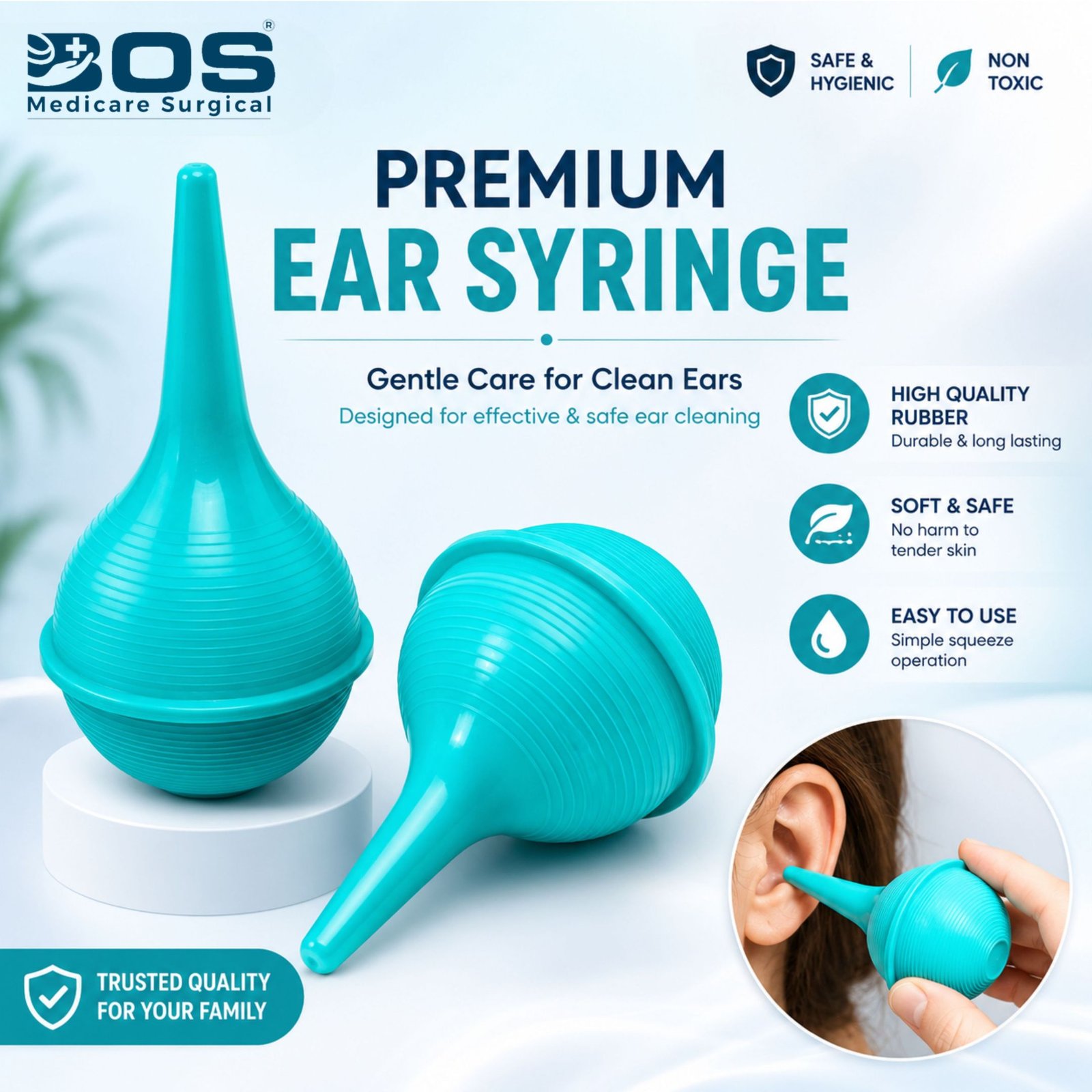 Premium Rubber Ear Syringe