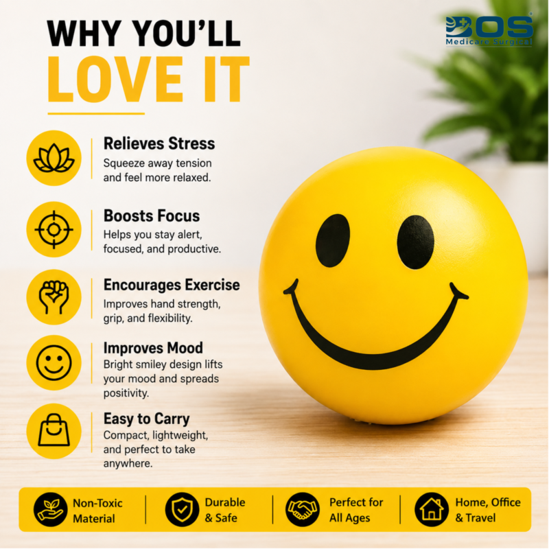 Stress Relief Ball Features
