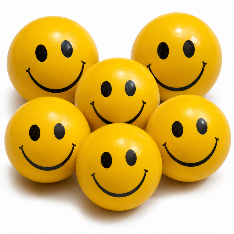 Smiley Stress Relief Squeeze Ball