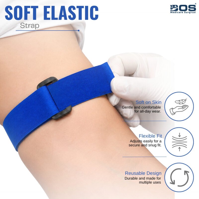 Soft elastic tourniquet belt