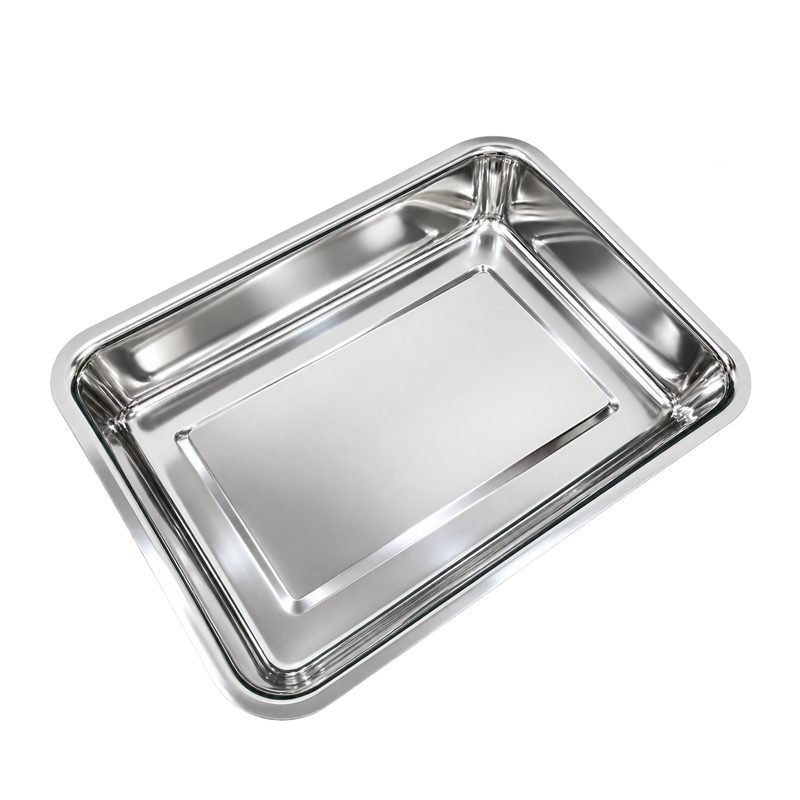 Stainless Steel Baby Tray 18×12