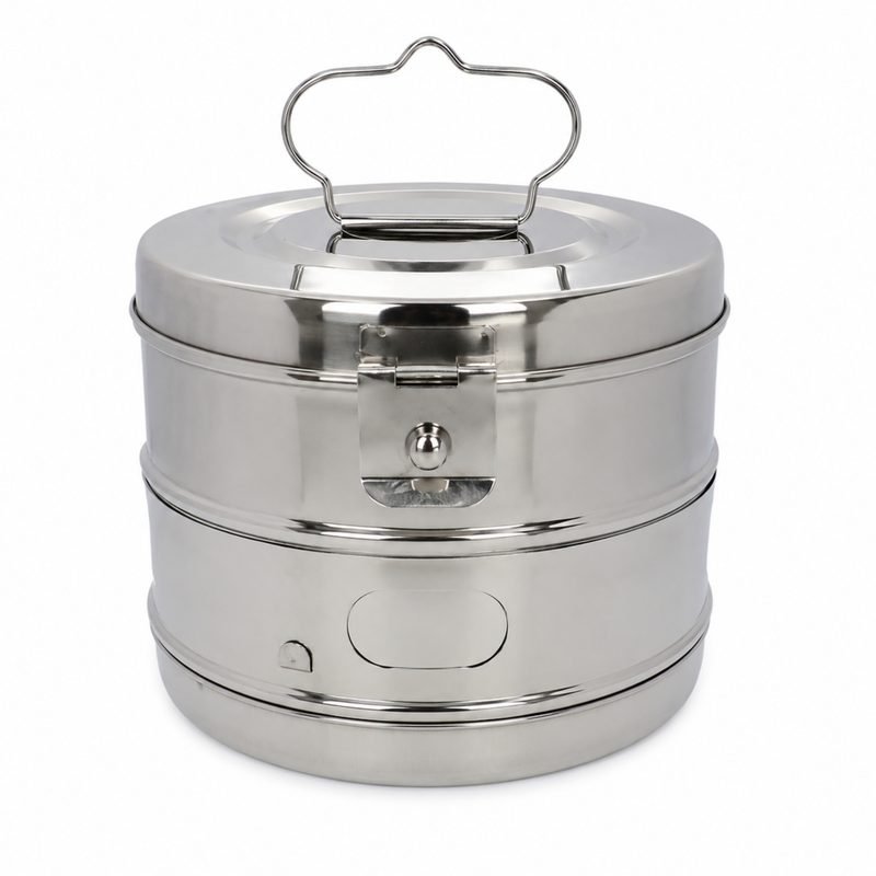 Dressing Drum 8×6 Stainless Steel