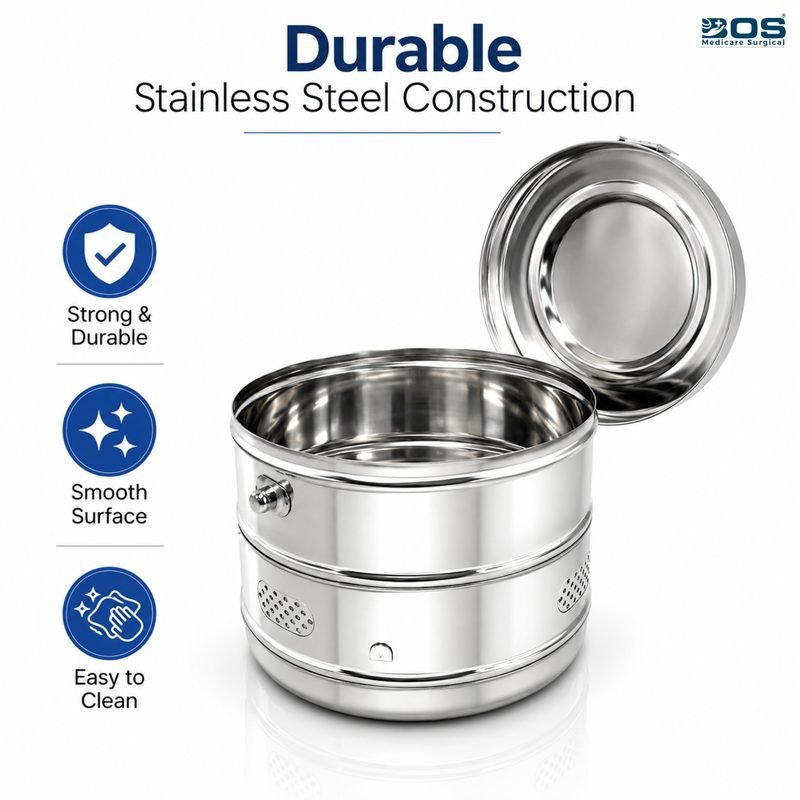 Durable Stainless Steel Dressing Drum