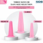 Bos Medicare Surgical Silicone Dilator Set, 3 Piece Graduated Dilators, Tapered Design, Reusable Vaginal Dilator (Pack of 3) - Image 3