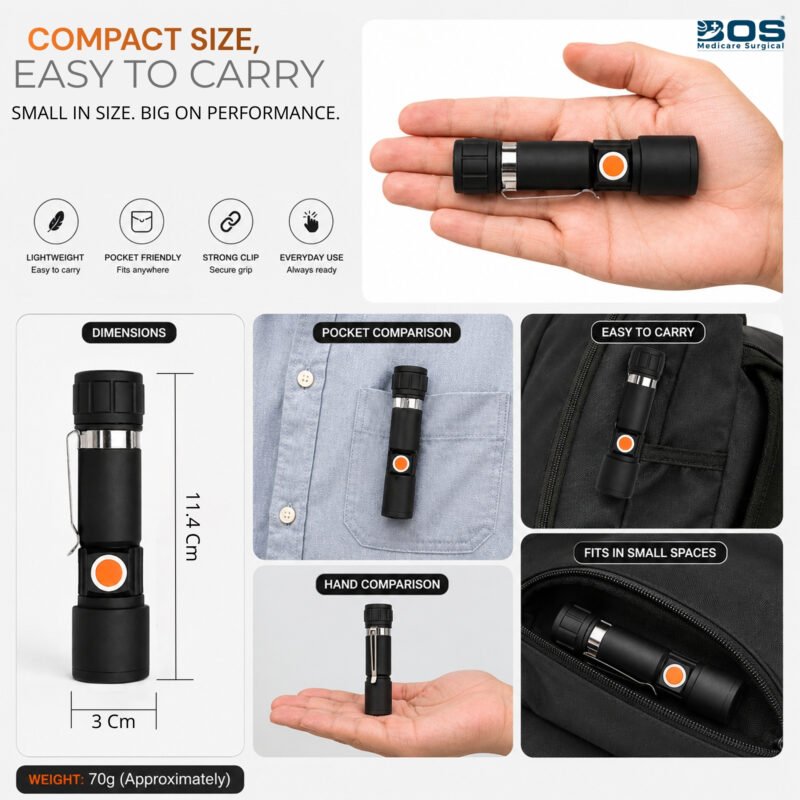 Compact Rechargeable LED Torch