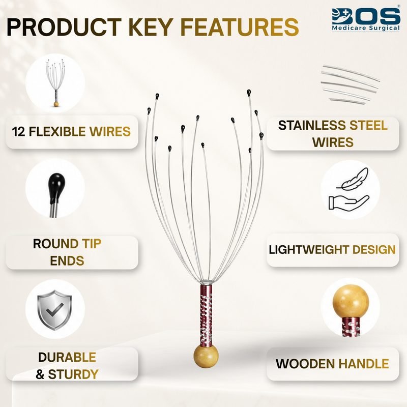Scalp Massager Key Features