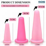 Bos Medicare Surgical Silicone Dilator Set, 3 Piece Graduated Dilators, Tapered Design, Reusable Vaginal Dilator (Pack of 3) - Image 4