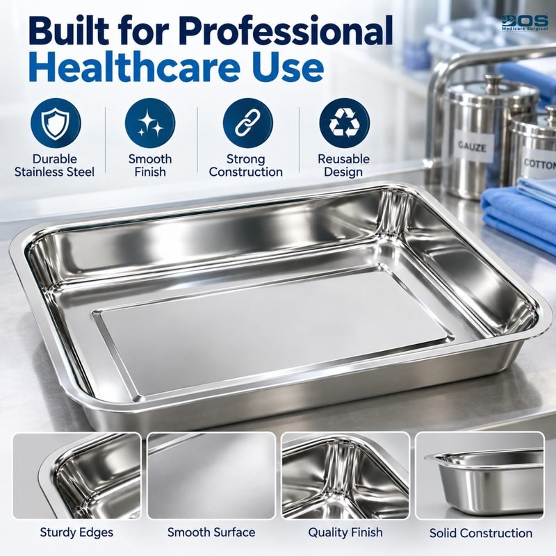 Stainless Steel Medical Tray