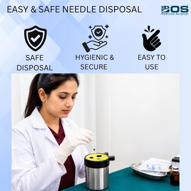 Safe Needle Disposal Hub Cutter