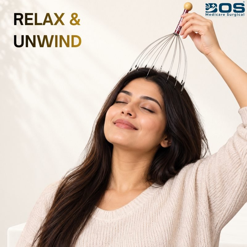 Handheld Scratcher Massager for Scalp