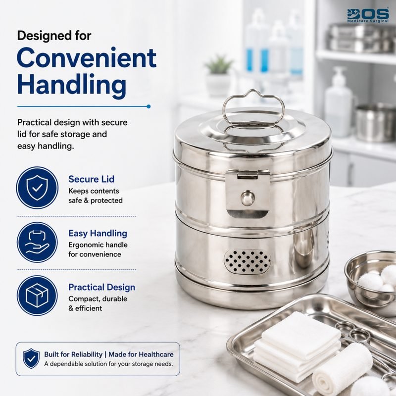 Stainless Steel Dressing Drum