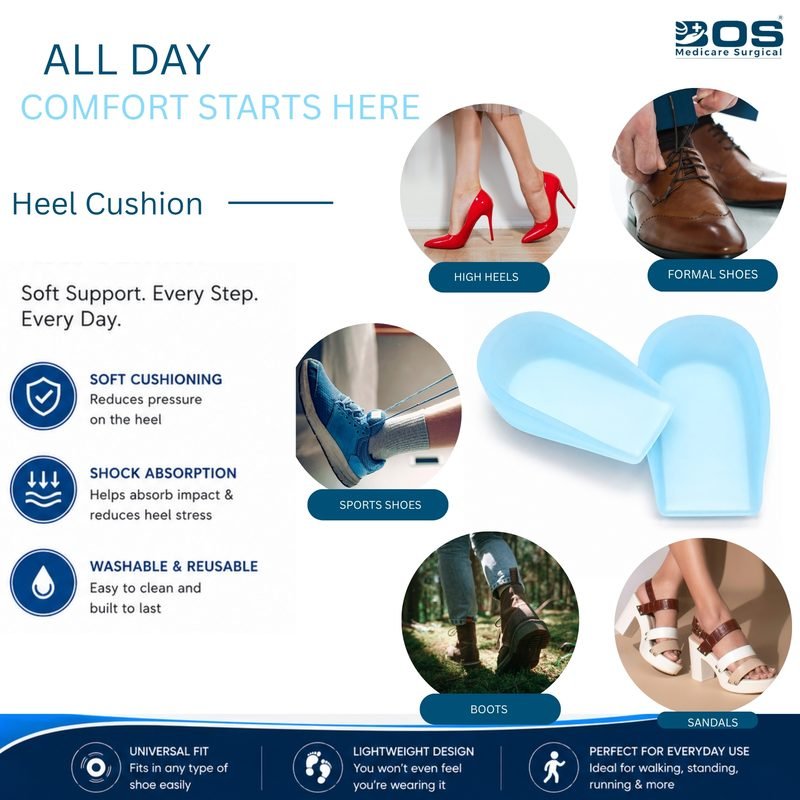 Silicone Gel Heel Cushion for Daily Comfort